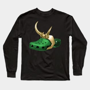 Loki alligator lokigator croc crocgator corcloki green crocki Long Sleeve T-Shirt